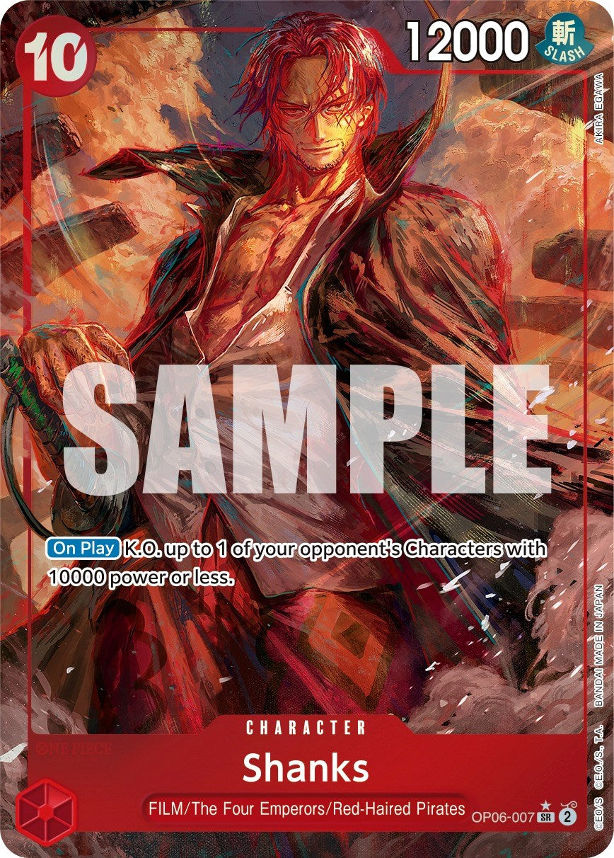 Shanks (Alternate Art) [Ultimate Deck - The Three Captains] | Good Games Modbury