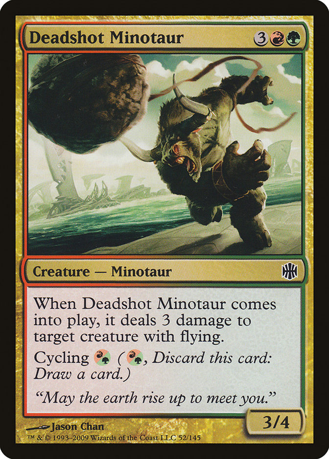 Deadshot Minotaur 52/145 (Alara Reborn)  | Good Games Modbury