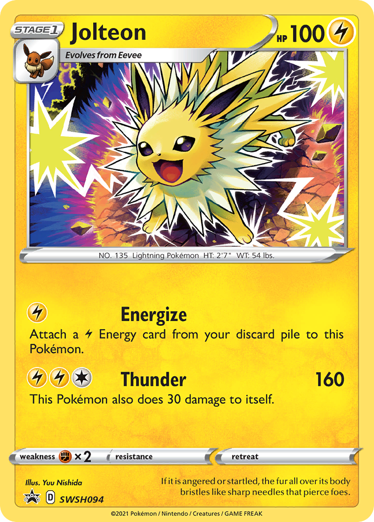 Jolteon (SWSH094) [Sword & Shield: Black Star Promos] | Good Games Modbury