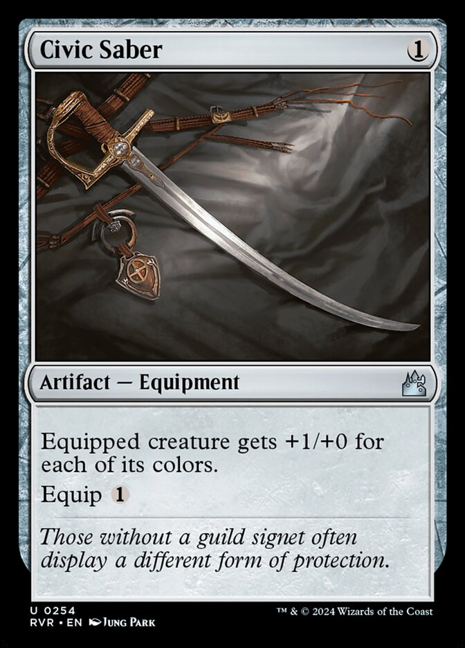 Civic Saber 254/291 (Ravnica Remastered)  - Foil | Good Games Modbury