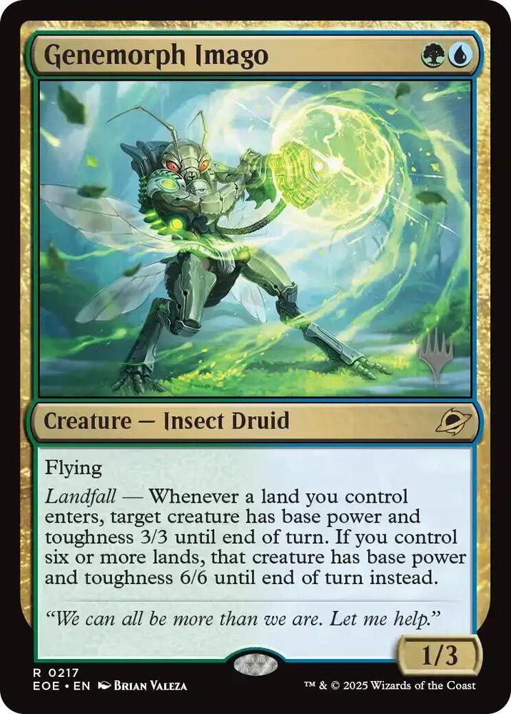 Genemorph Imago 217 (Promo Pack: Edge of Eternities)  - Foil | Good Games Modbury