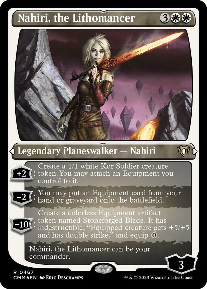 Nahiri, the Lithomancer 467/451 (Commander Masters)  - Etched Foil | Good Games Modbury