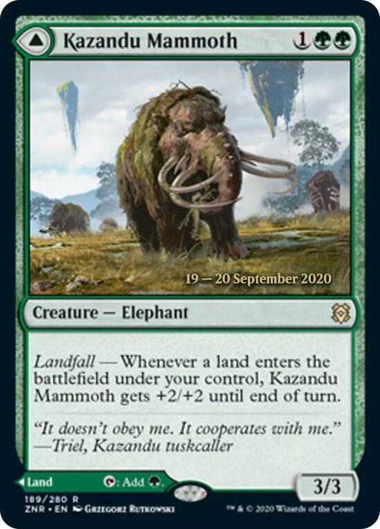 Kazandu Mammoth 189s/169 (Prerelease Cards)  - Foil | Good Games Modbury