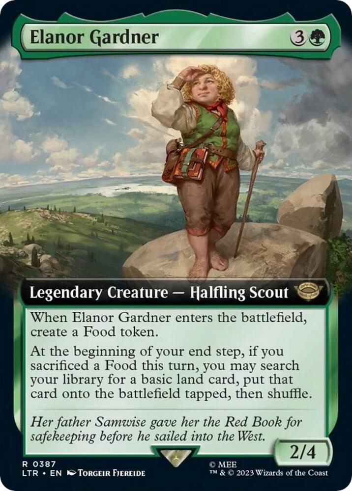 Elanor Gardner 387 (Universes Beyond: The Lord of the Rings: Tales of Middle-earth)  - Extended Art | Good Games Modbury