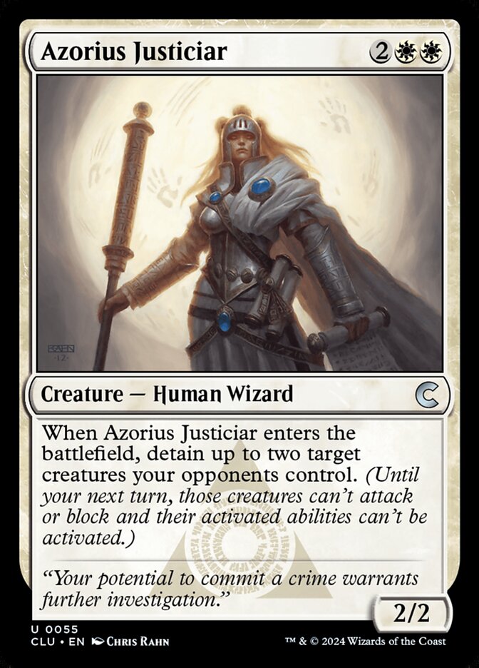 Azorius Justiciar 55/284 (Ravnica: Clue Edition)  | Good Games Modbury