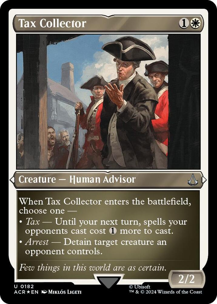 Tax Collector 182 (Universes Beyond: Assassin's Creed)  - Etched Foil | Good Games Modbury