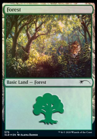 Forest (Cats) (576) [Secret Lair Drop Promos] | Good Games Modbury