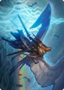 Righteous Valkyrie Art Card 6 (Art Series: Kaldheim)  | Good Games Modbury
