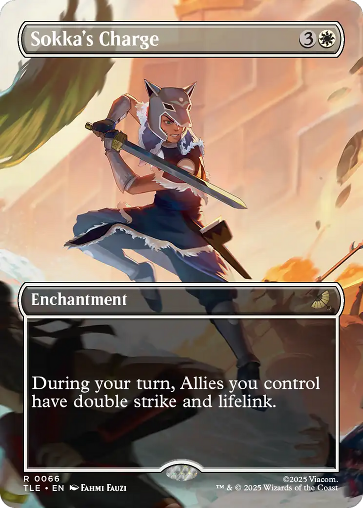 Sokka's Charge (Borderless) [Avatar: The Last Airbender: Eternal-Legal] | Good Games Modbury