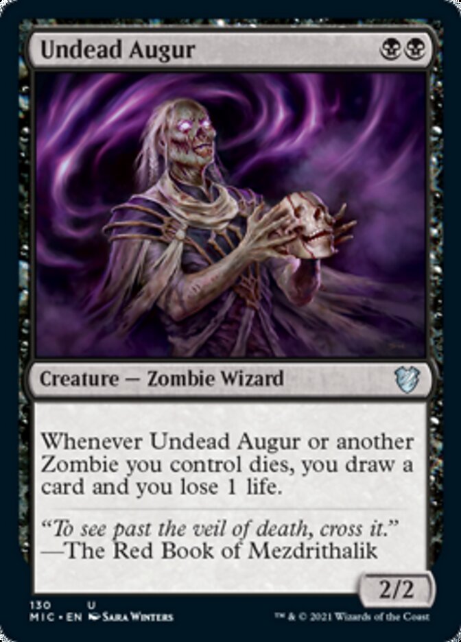 Undead Augur [Innistrad: Midnight Hunt Commander] | Good Games Modbury