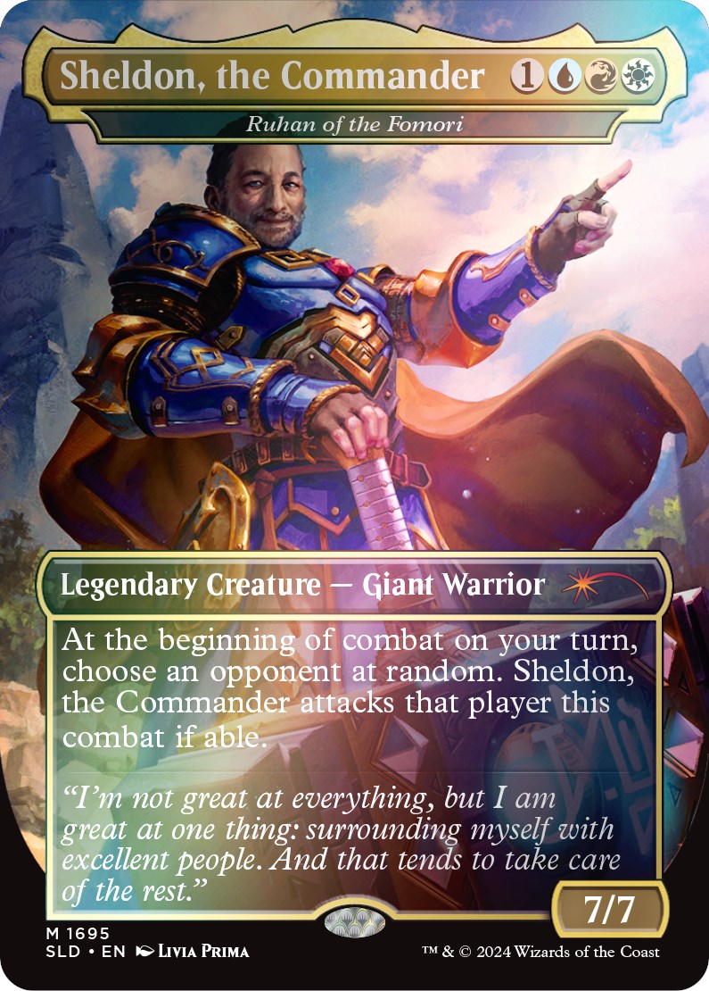 Sheldon, the Commander - Ruhan of the Fomori (Rainbow Foil) [Secret Lair Drop Series] | Good Games Modbury