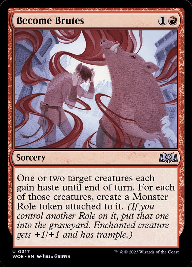 Become Brutes 317/276 (Wilds of Eldraine)  | Good Games Modbury