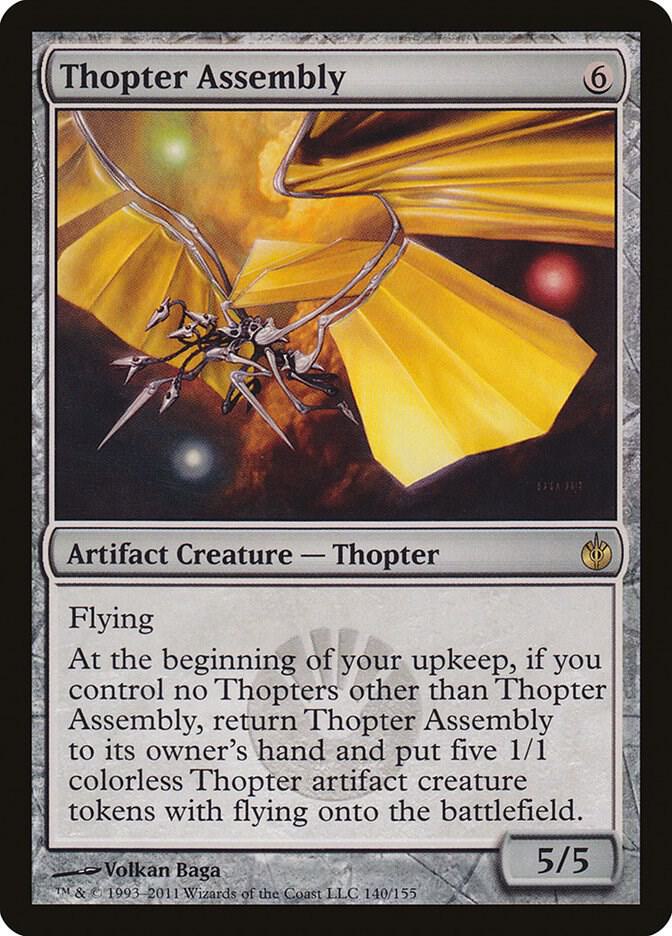 Thopter Assembly 140/155 (Mirrodin Besieged)  - Foil | Good Games Modbury