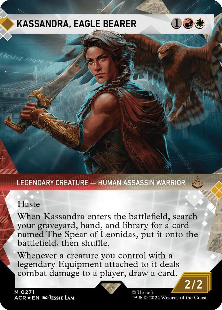Kassandra, Eagle Bearer 271 (Universes Beyond: Assassin's Creed)  - Showcase Textured Foil | Good Games Modbury