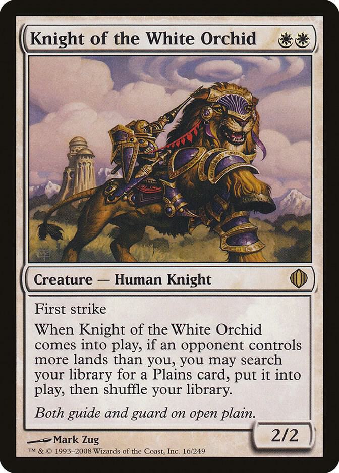 Knight of the White Orchid 16/249 (Shards of Alara)  | Good Games Modbury