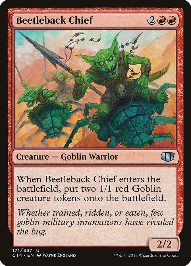Beetleback Chief 171/337 (Commander 2014)  | Good Games Modbury