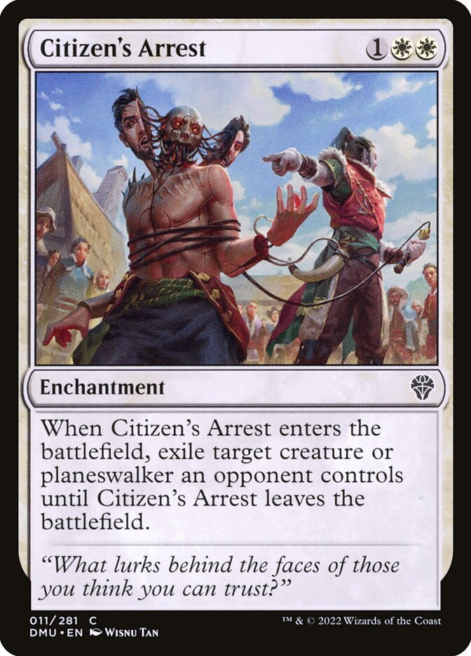 Citizen's Arrest 11/281 (Dominaria United)  - Foil | Good Games Modbury