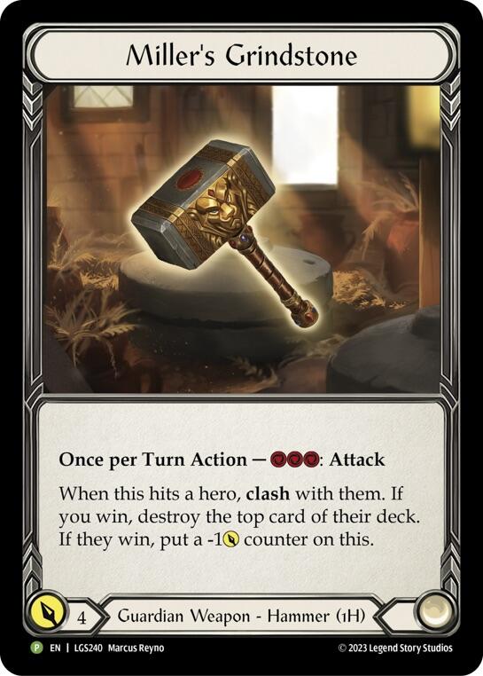 Miller's Grindstone [LGS240] (Promo)  Rainbow Foil | Good Games Modbury