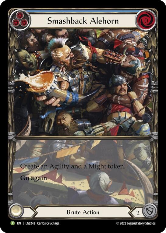 Smashback Alehorn [LGS245] (Promo)  Rainbow Foil | Good Games Modbury