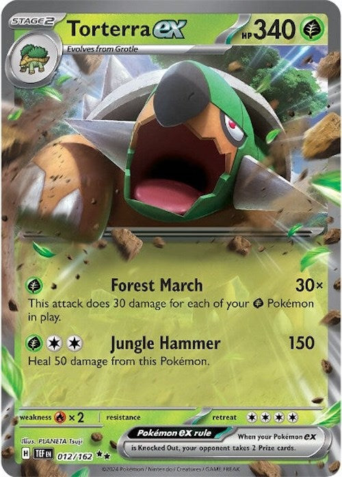 Torterra ex (012/162) [Scarlet & Violet: Temporal Forces] | Good Games Modbury