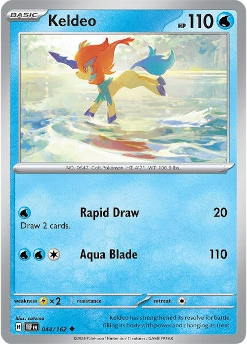 Keldeo (044/162) [Scarlet & Violet: Temporal Forces] | Good Games Modbury