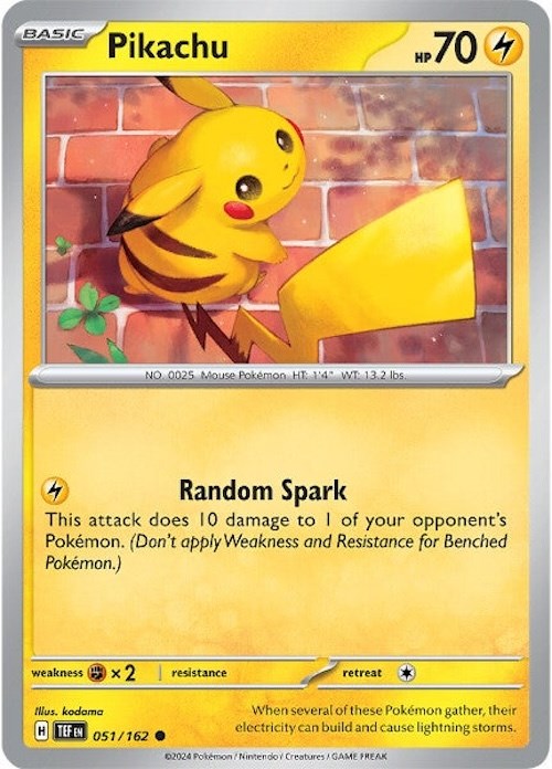 Pikachu (051/162) [Scarlet & Violet: Temporal Forces] | Good Games Modbury