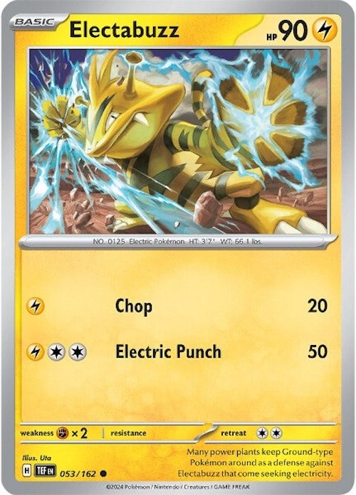 Electabuzz (053/162) [Scarlet & Violet: Temporal Forces] | Good Games Modbury