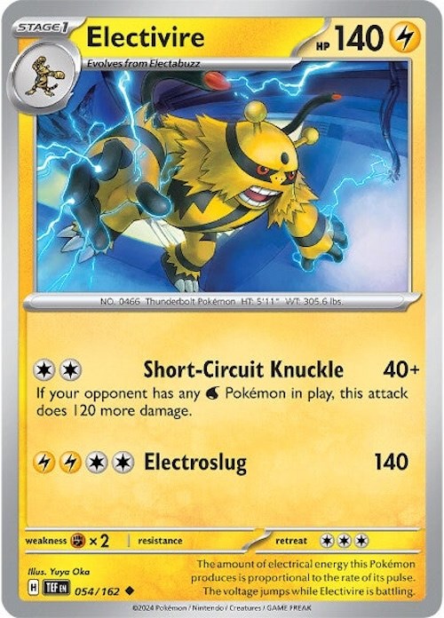 Electivire (054/162) [Scarlet & Violet: Temporal Forces] | Good Games Modbury