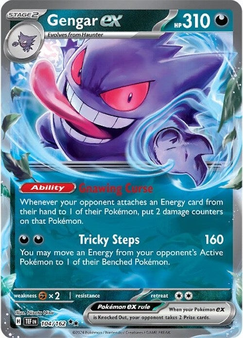 Gengar ex (104/162) [Scarlet & Violet: Temporal Forces] | Good Games Modbury