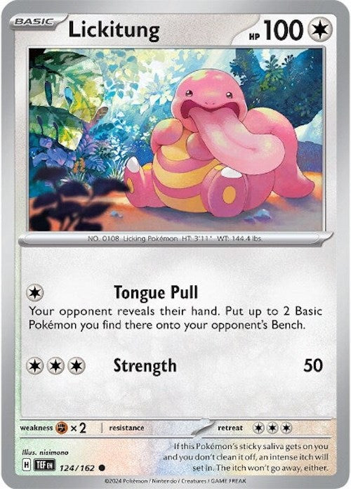 Lickitung (124/162) [Scarlet & Violet: Temporal Forces] | Good Games Modbury