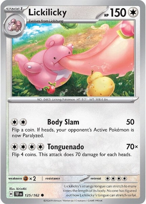 Lickilicky (125/162) [Scarlet & Violet: Temporal Forces] | Good Games Modbury