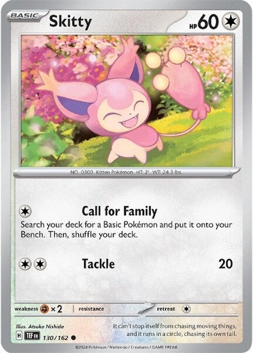 Skitty (130/162) [Scarlet & Violet: Temporal Forces] | Good Games Modbury