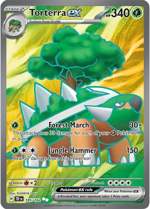 Torterra ex (185/162) [Scarlet & Violet: Temporal Forces] | Good Games Modbury
