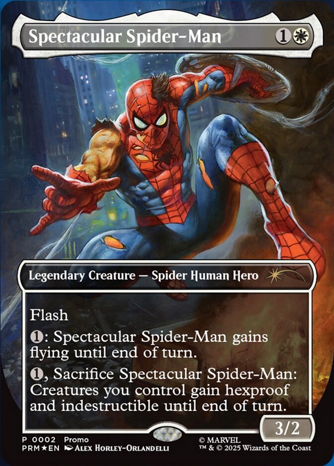 Spectacular Spider-Man 2/0 (Media Promos)  - Borderless Foil | Good Games Modbury