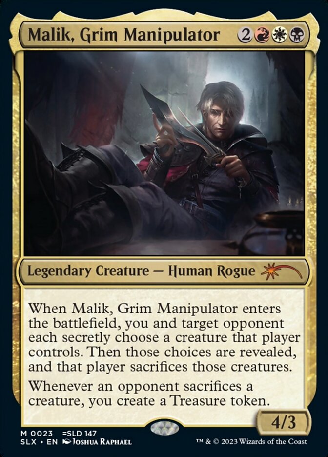 Malik Grim Manipulator 23 (SLX Cards)  | Good Games Modbury