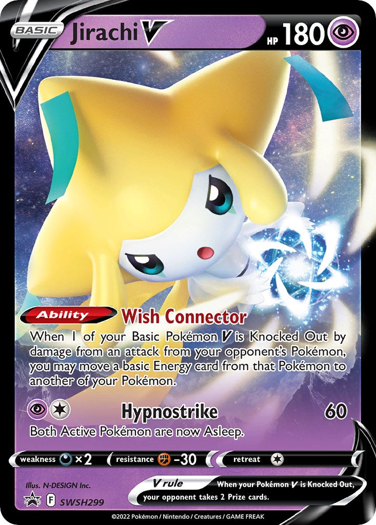 Jirachi V (SWSH299) [Sword & Shield: Black Star Promos] | Good Games Modbury