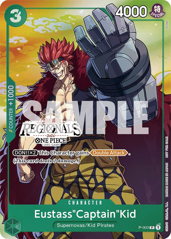 Eustass"Captain"Kid (Offline Regional 2024 Vol. 2) [Participant] [One Piece Promotion Cards] | Good Games Modbury
