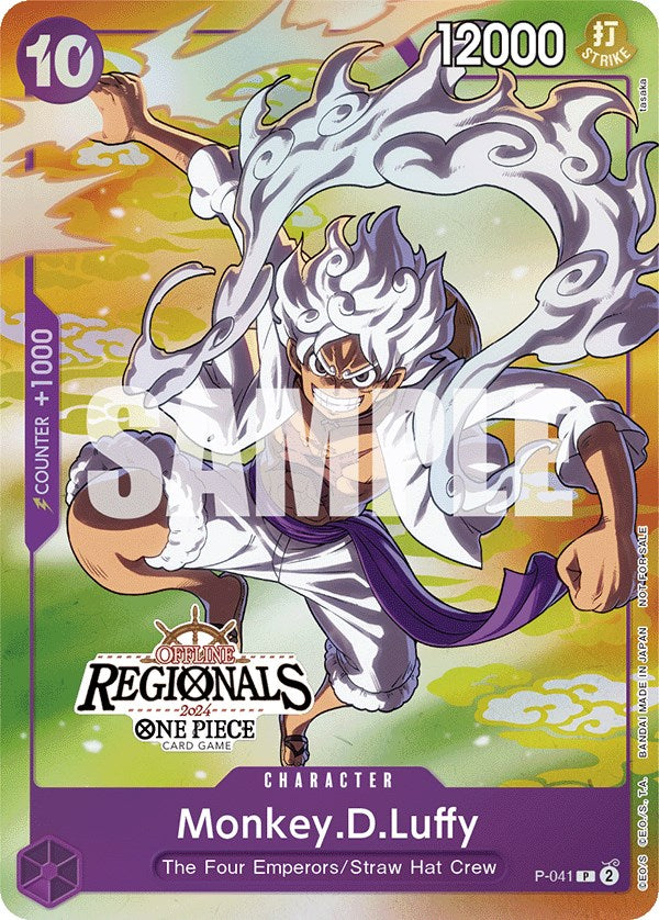 Monkey.D.Luffy (Offline Regional 2024 Vol. 2) [Participant] [One Piece Promotion Cards] | Good Games Modbury
