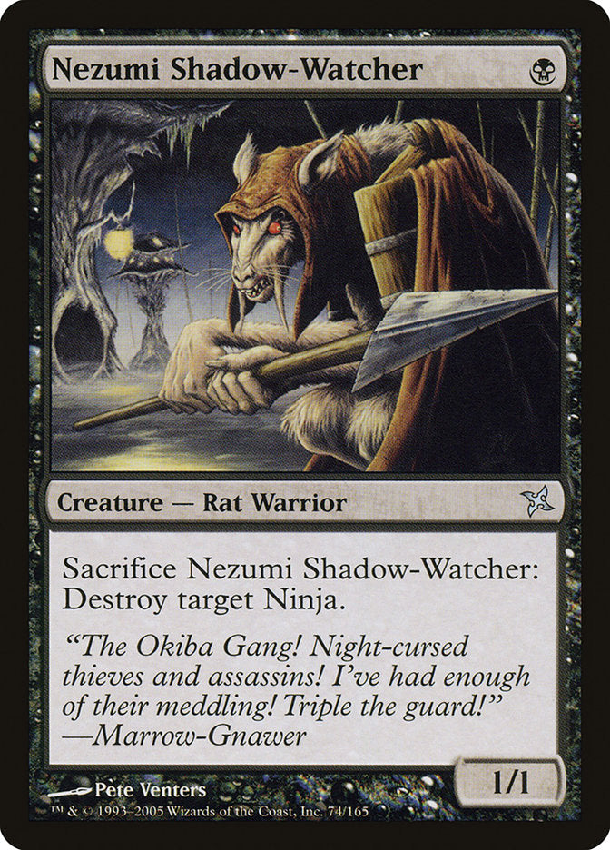 Nezumi Shadow-Watcher 74/165 (Betrayers of Kamigawa)  | Good Games Modbury