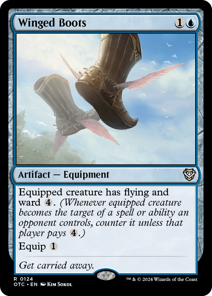 Winged Boots [Outlaws of Thunder Junction Commander] | Good Games Modbury