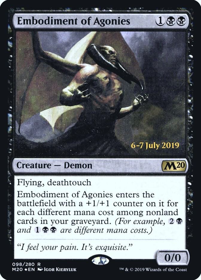 Embodiment of Agonies 98s/144 (Prerelease Cards)  - Foil | Good Games Modbury