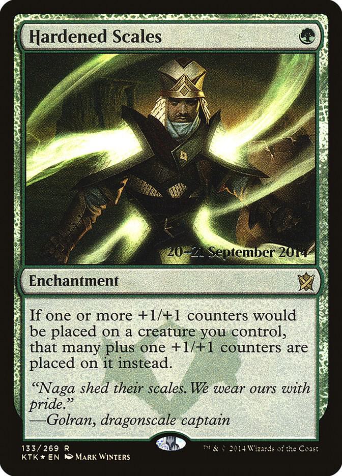 Hardened Scales 133s/56 (Prerelease Cards)  - Foil | Good Games Modbury