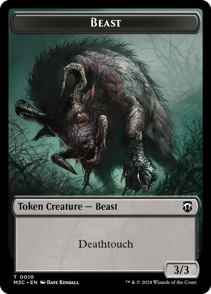 Beast 0010 Shapeshifter 0008 Double Sided Token 10 // 8 (Commander: Modern Horizons 3)  | Good Games Modbury