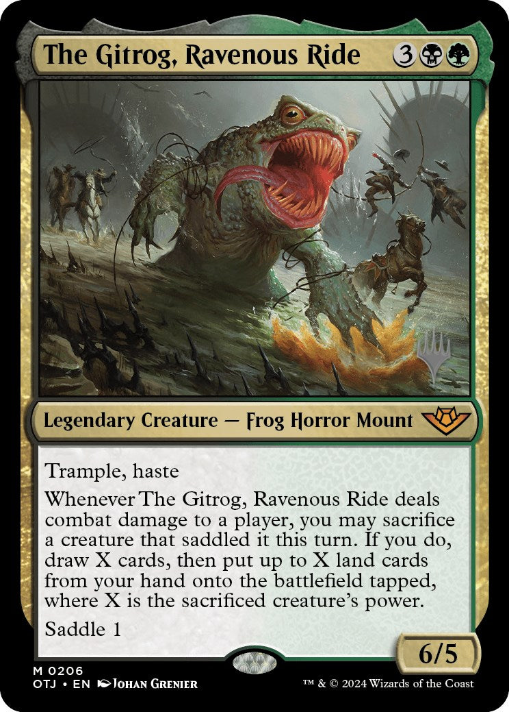 The Gitrog, Ravenous Ride (Promo Pack) [Outlaws of Thunder Junction Promos] | Good Games Modbury