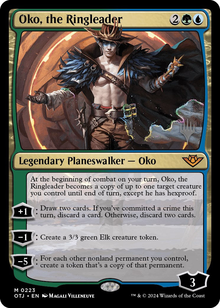 Oko, the Ringleader (Promo Pack) [Outlaws of Thunder Junction Promos] | Good Games Modbury