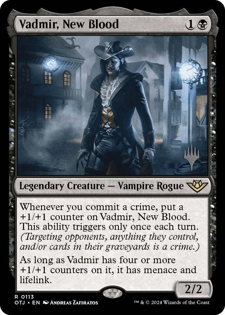 Vadmir, New Blood (Promo Pack) [Outlaws of Thunder Junction Promos] | Good Games Modbury