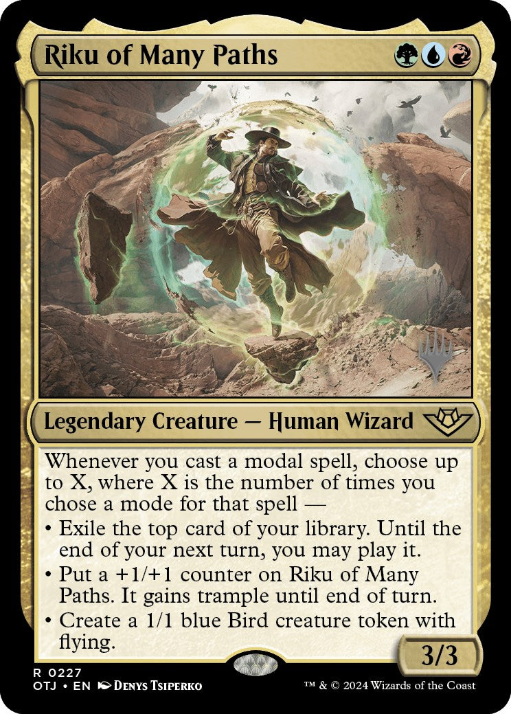 Riku of Many Paths (Promo Pack) [Outlaws of Thunder Junction Promos] | Good Games Modbury