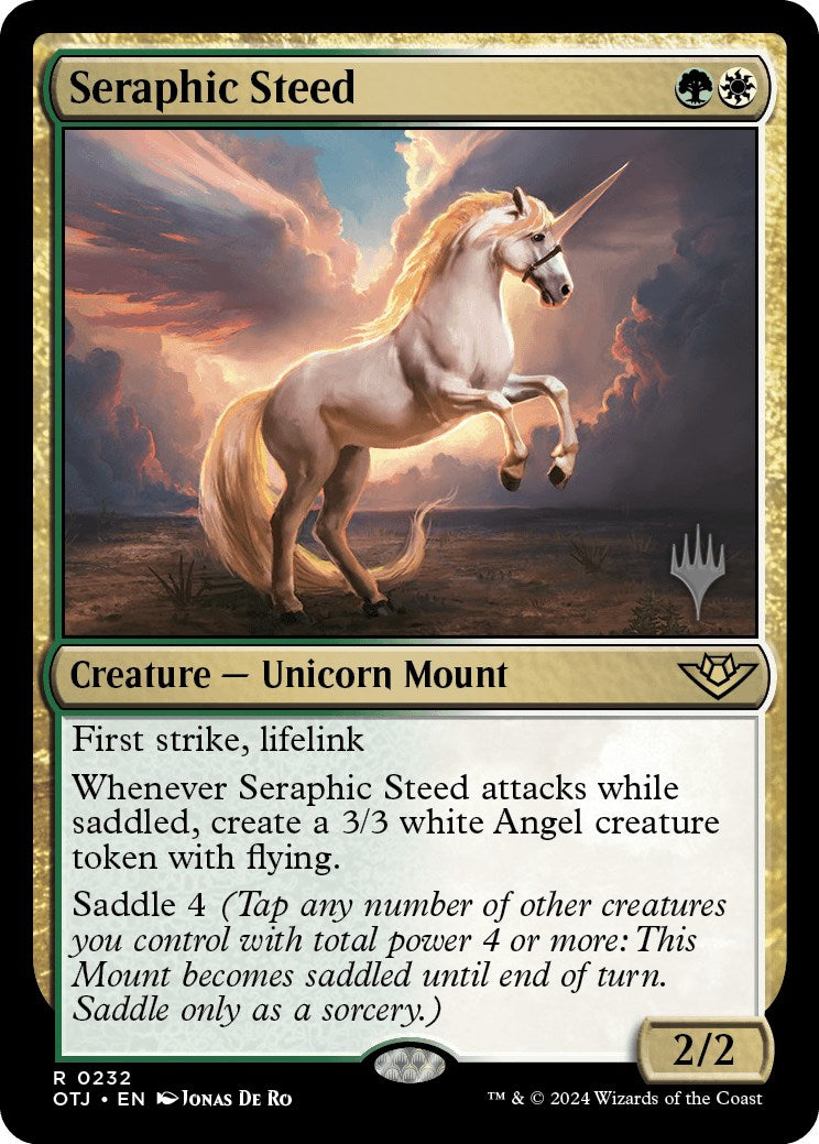 Seraphic Steed (Promo Pack) [Outlaws of Thunder Junction Promos] | Good Games Modbury