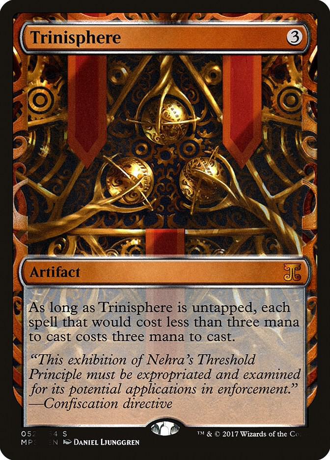 Trinisphere 52/54 (Masterpiece Series: Kaladesh Inventions)  - Foil | Good Games Modbury
