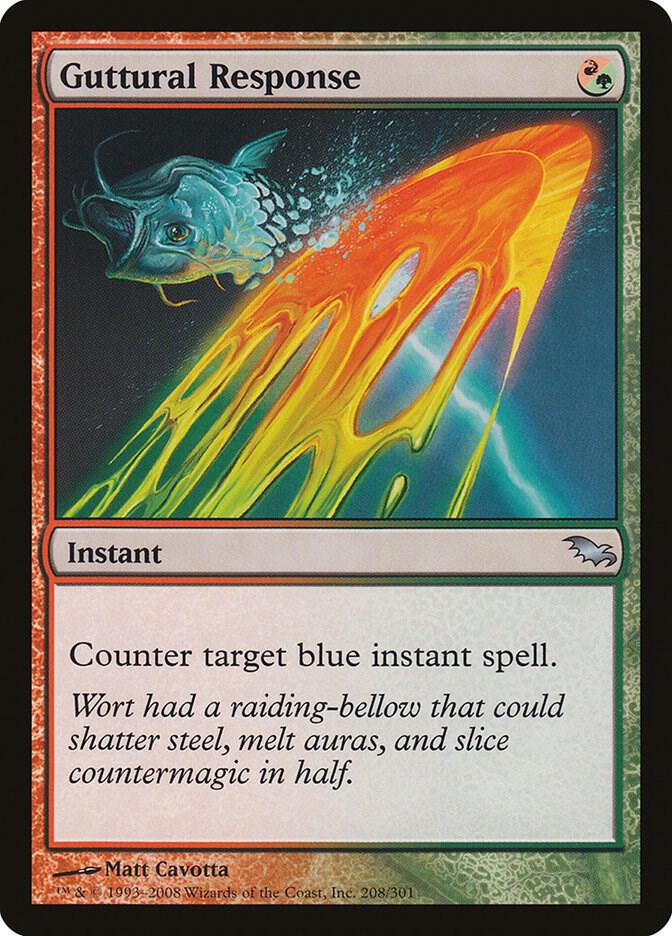 Guttural Response 208/301 (Shadowmoor)  | Good Games Modbury